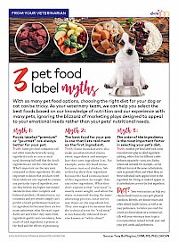 3 pet food label myths